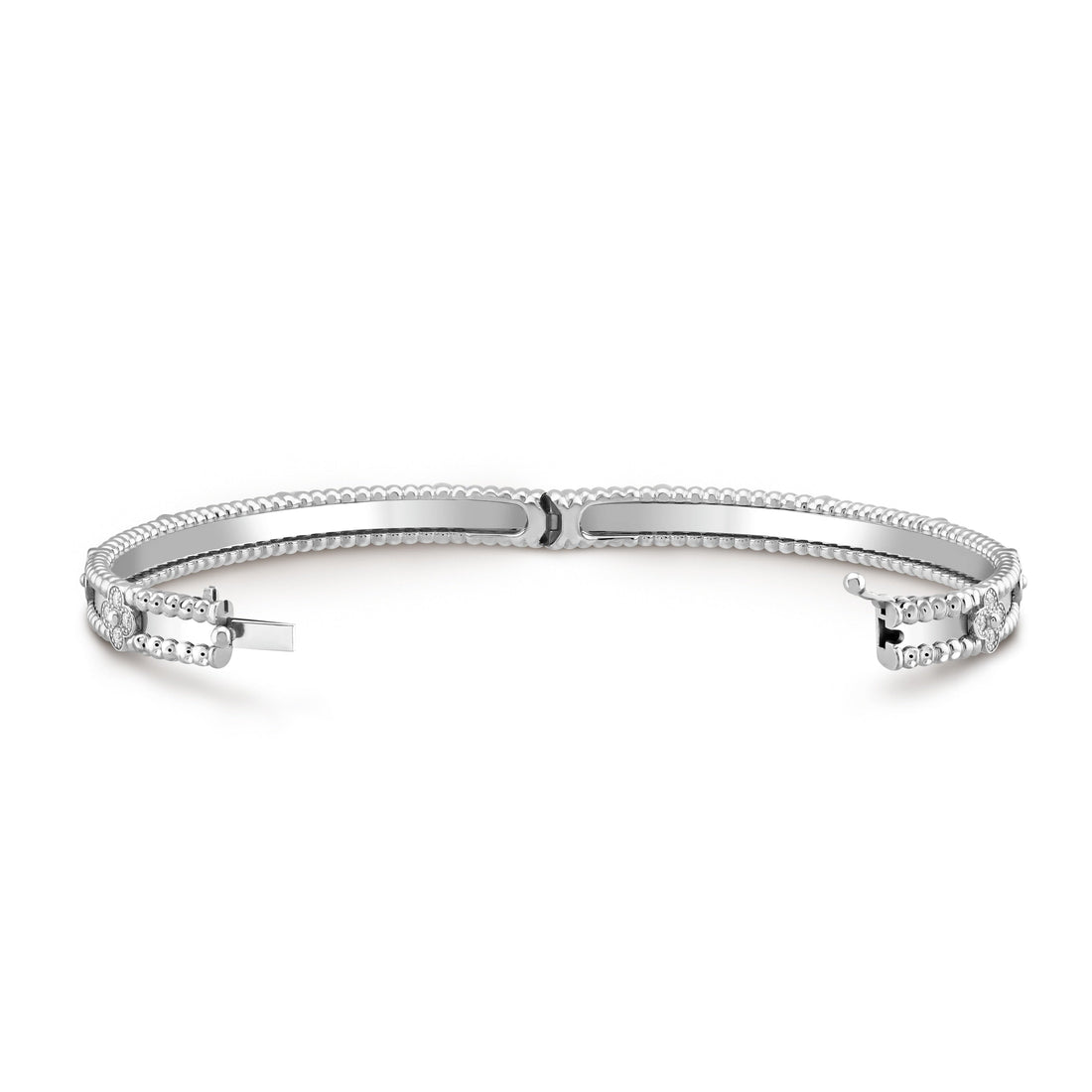 Deki Jewels Perlee Sweet Clovers Bracelet,18k Gold Plated