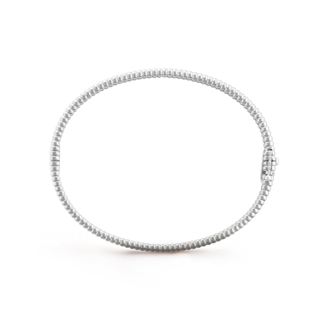 Deki Jewels Perlee Bangle,18k Gold Plated,1 row, Inlaid Cubic Zircon