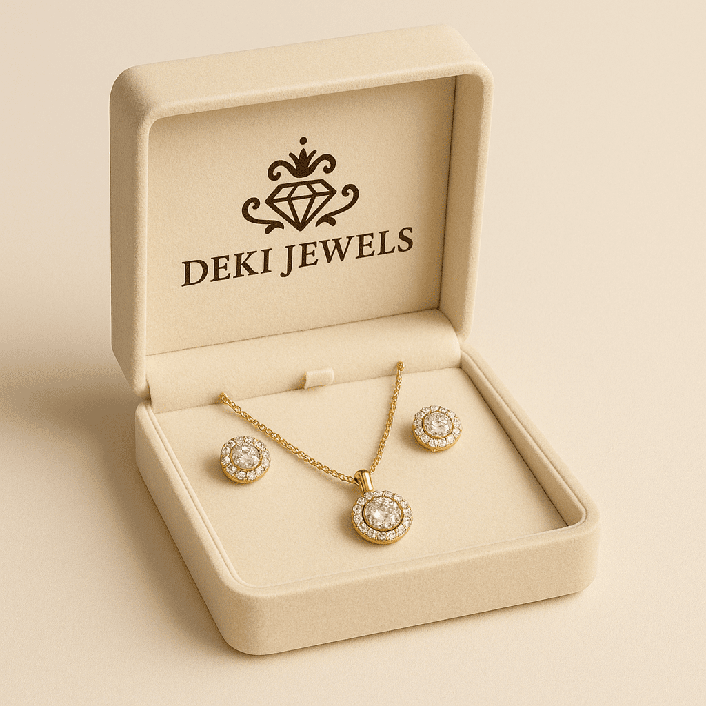 Deki Jewels Radiant Halo Set