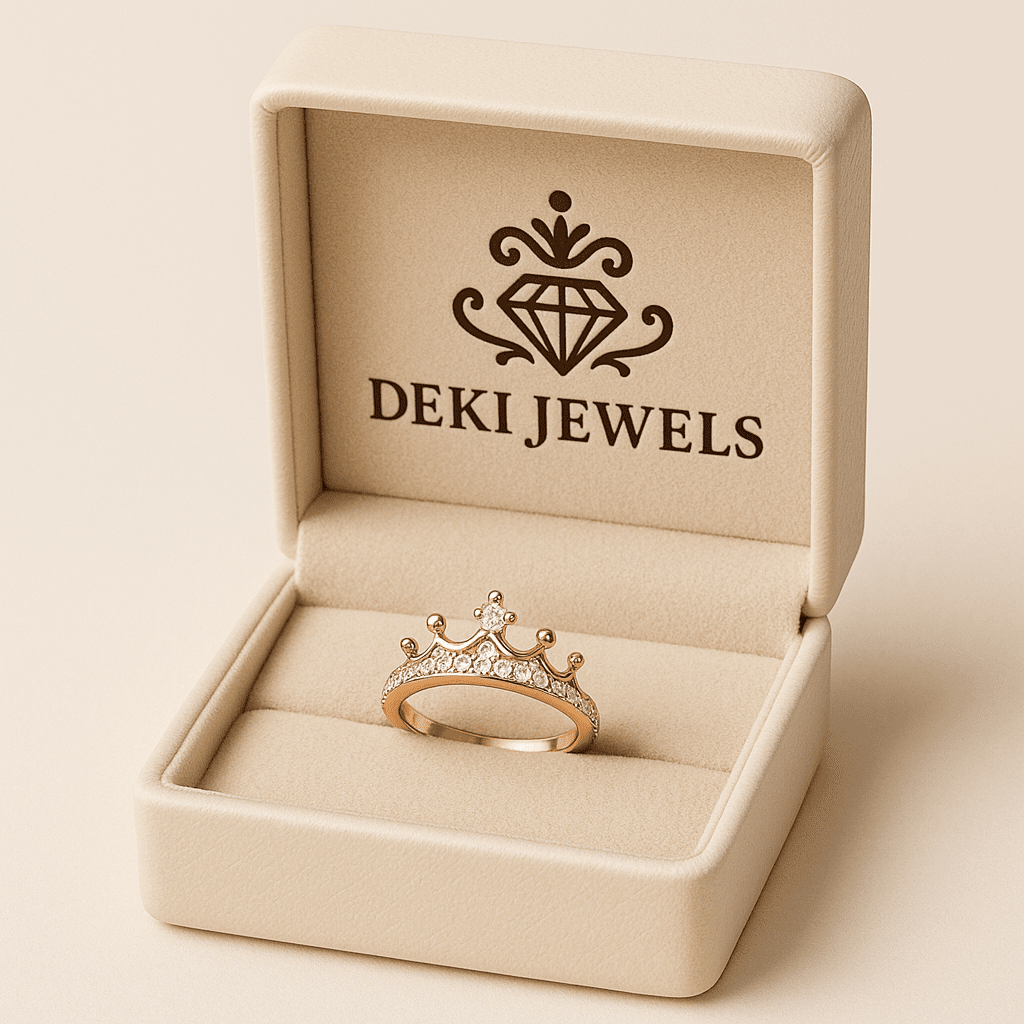 Deki Jewels Royal Crown Ring - Deki Jewels